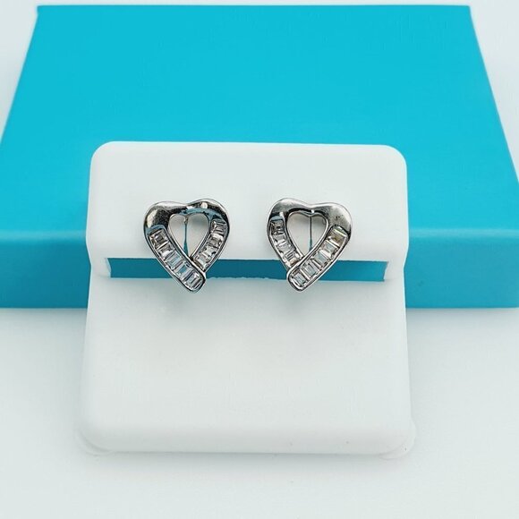 925 Sterling Silver CZ Beautiful Earrings for Women, 1USPAR4210 - Picture 9 of 11